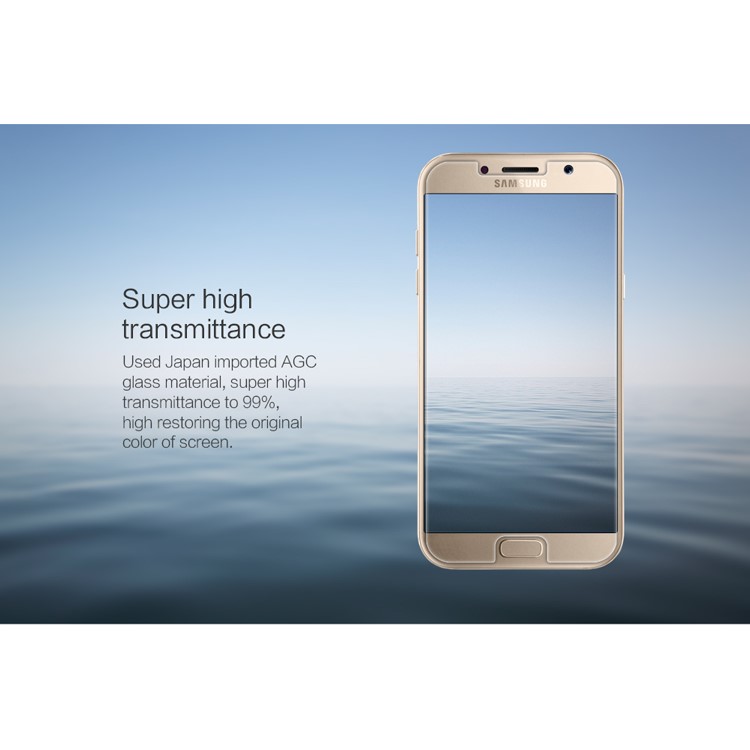 NILLKIN Amazing H Tempered Glass Screen Protector for Samsung Galaxy A3 (2017), Anti-explosion 9H-6