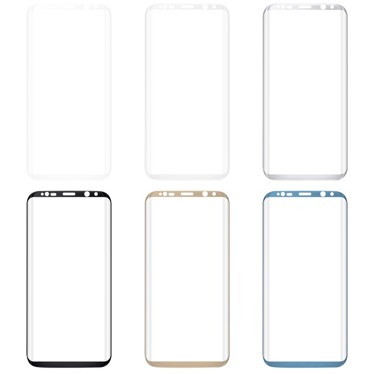 3D Curved Tempered Glass Full Screen Protector Film 0.3mm for Samsung Galaxy S8 G9500 - Black-9