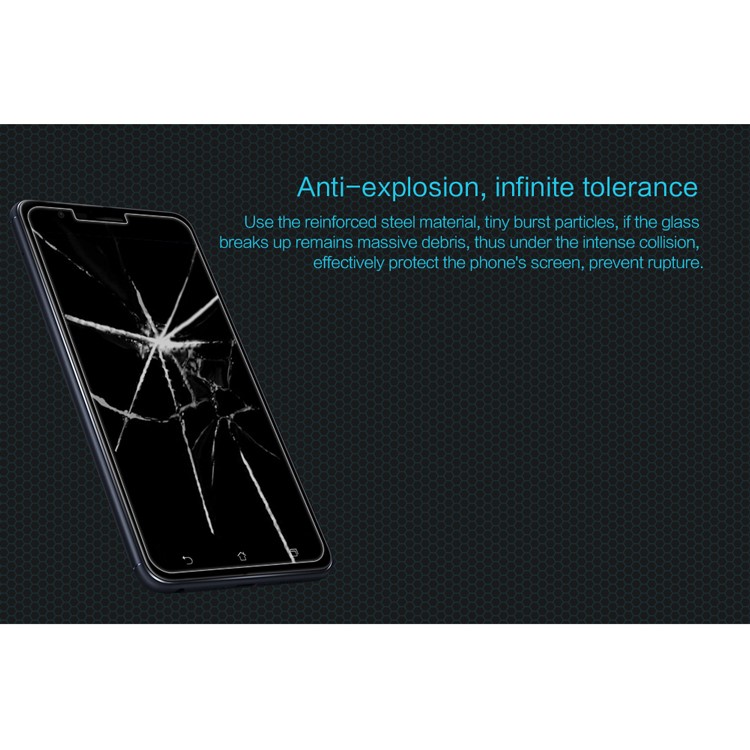 NILLKIN Amazing H Tempered Glass Screen Protector Guard Film Anti-explosion for Asus Zenfone 3 Zoom ZE553KL-5