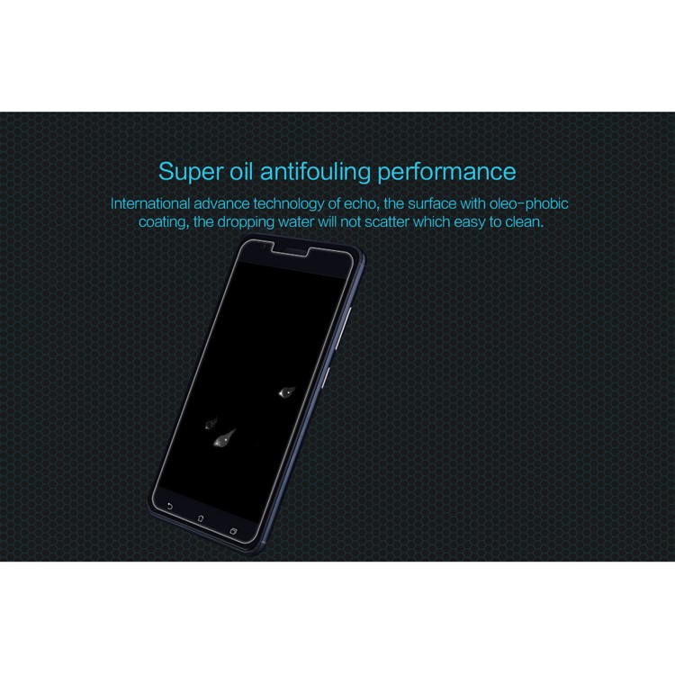 NILLKIN Amazing H Tempered Glass Screen Protector Guard Film Anti-explosion for Asus Zenfone 3 Zoom ZE553KL-10