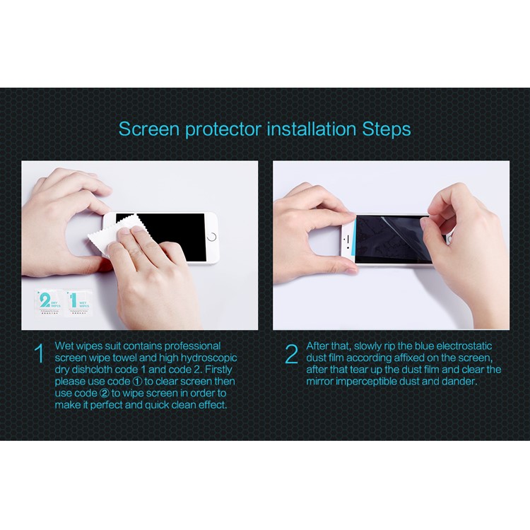 NILLKIN Amazing H Tempered Glass Screen Protector Film Anti-explosion for Asus Zenfone 3s Max ZC521TL-12