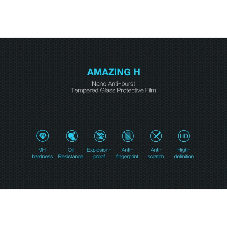 NILLKIN Amazing H Tempered Glass Screen Protector Film Anti-explosion for Asus Zenfone 3s Max ZC521TL-3