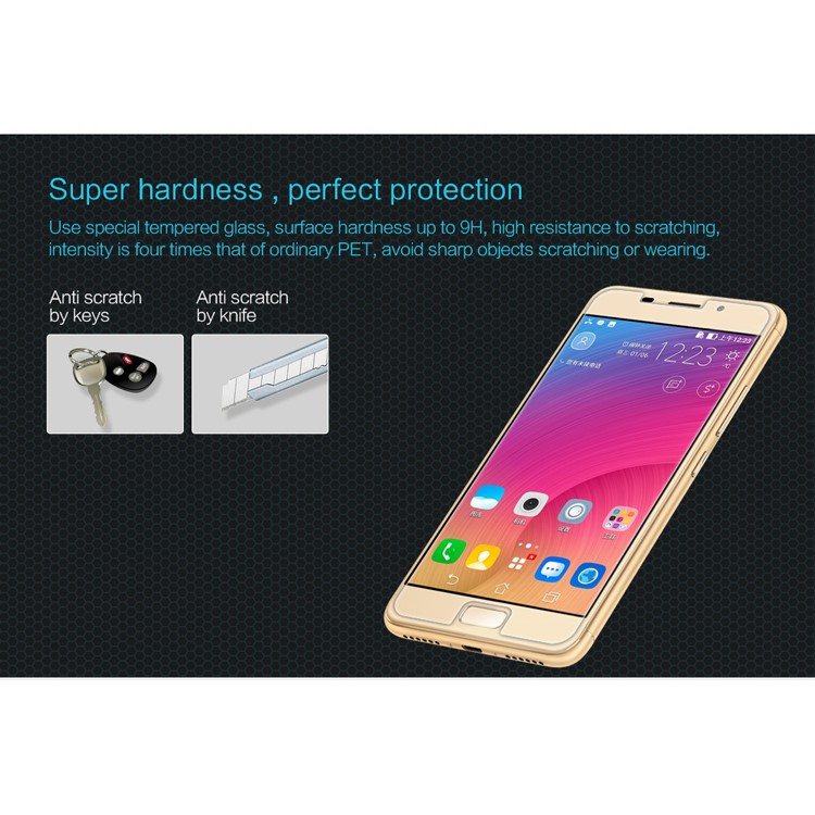 NILLKIN Amazing H Tempered Glass Screen Protector Film Anti-explosion for Asus Zenfone 3s Max ZC521TL-4