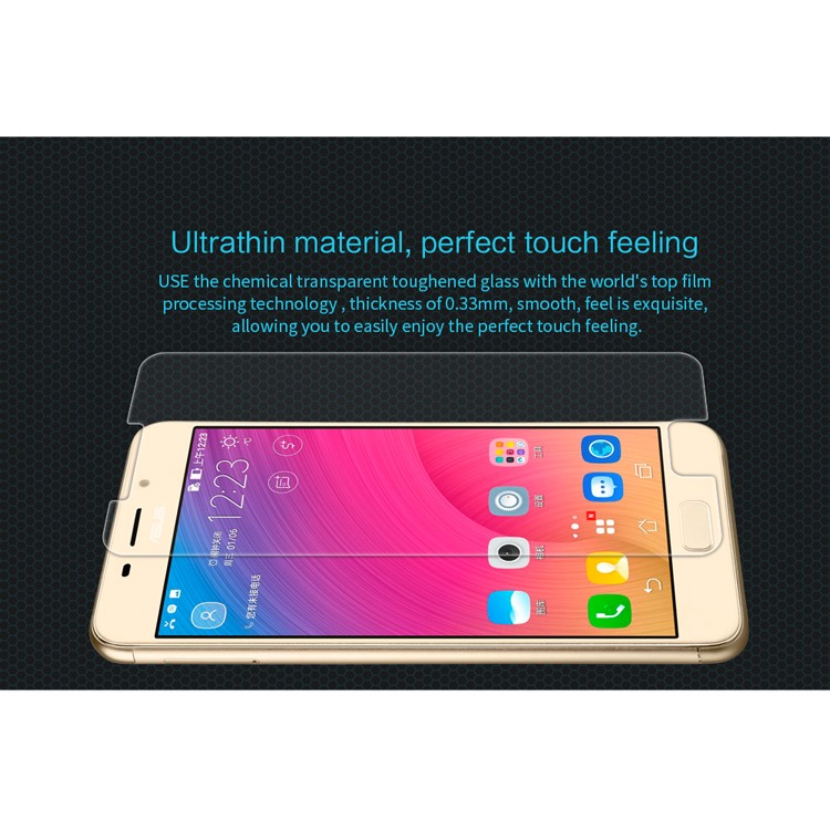 NILLKIN Amazing H Tempered Glass Screen Protector Film Anti-explosion for Asus Zenfone 3s Max ZC521TL-6