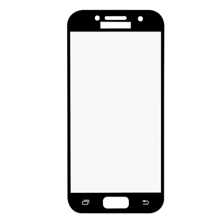 HAT PRINCE for Samsung Galaxy A3 (2017) Full Cover Tempered Glass Screen Protector 2.5D 0.26mm - Black-3