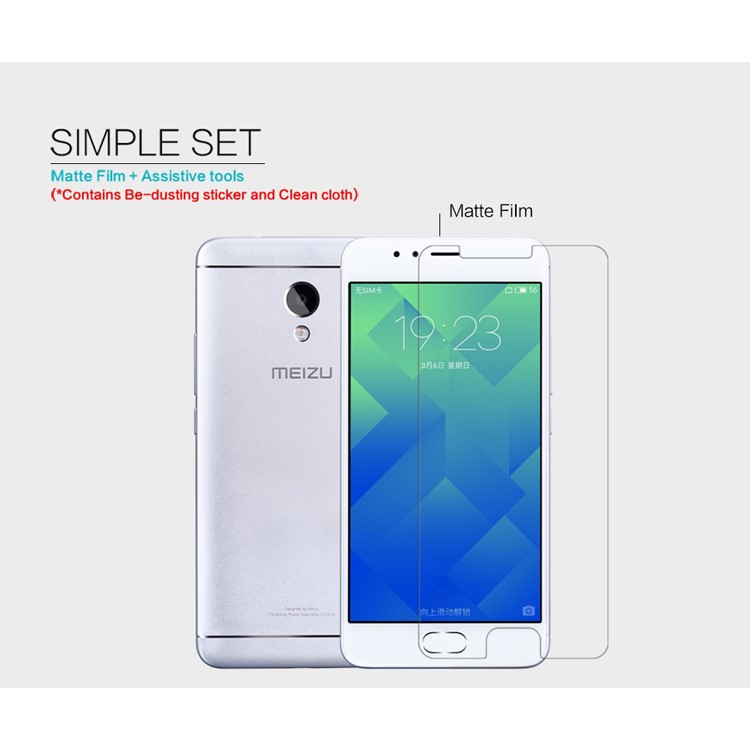 NILLKIN for Meizu M5s Matte Anti-scratch LCD Screen Protector Mobile Guard Film-5