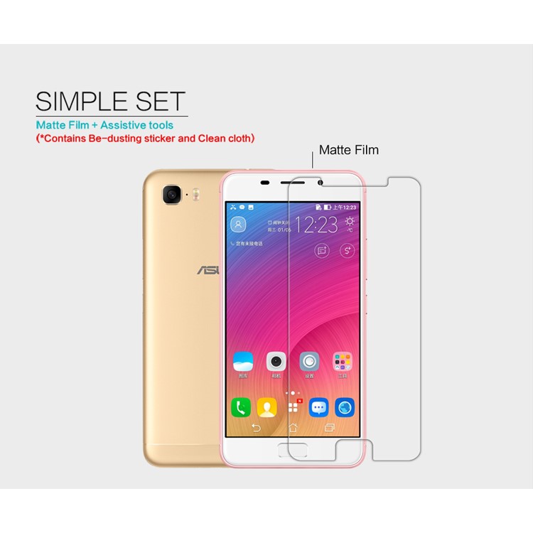 NILLKIN Anti-scratch Matte Screen Protector Shield Film for Asus Zenfone 3s Max ZC521TL-5