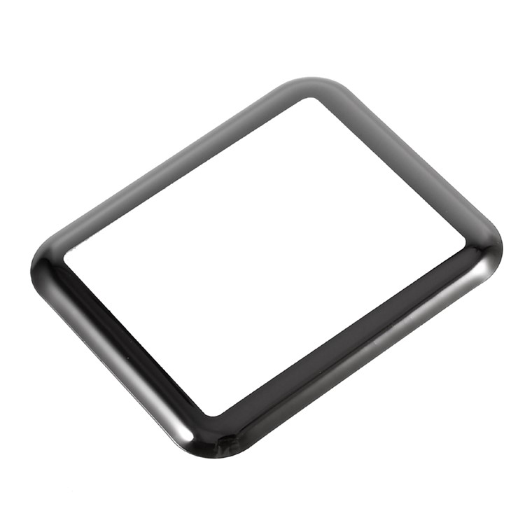 For Apple Watch Series 2 1 42mm 3D Curved Full Cover Tempered Glass Screen Protector - Black-2
