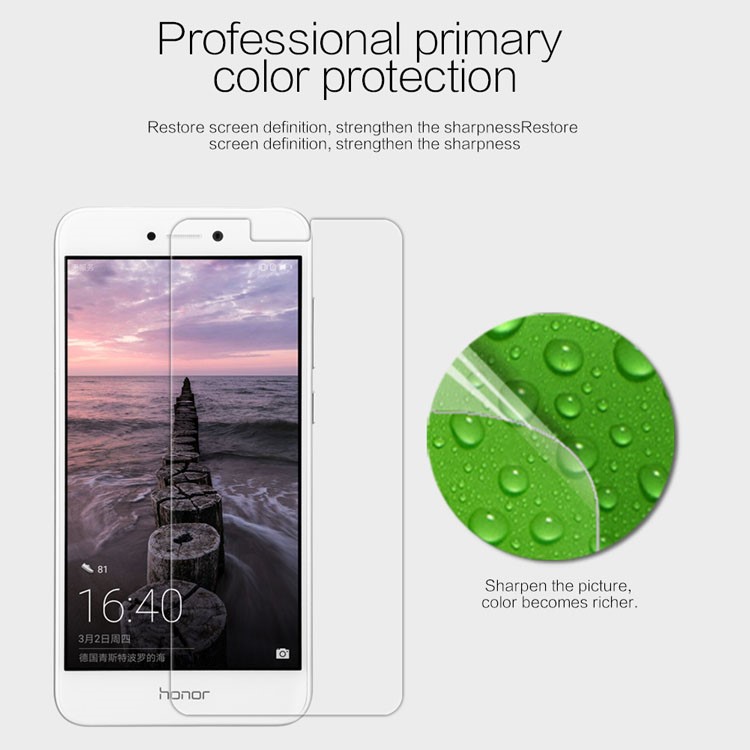 NILLKIN for Huawei P8 Lite (2017) / Honor 8 Lite Anti-fingerprint HD Clear LCD Screen Protector Film-2