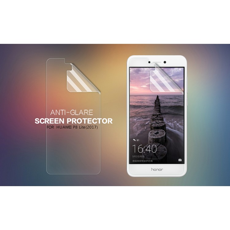 NILLKIN for Huawei P8 Lite (2017) / Honor 8 Lite Matte Anti-scratch LCD Screen Protector Mobile Film-2