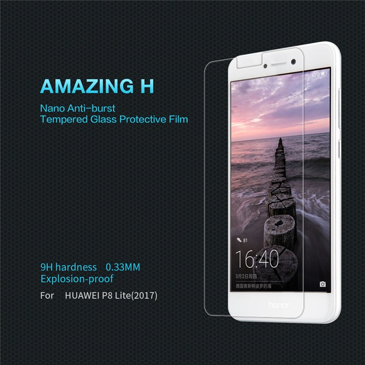 NILLKIN Amazing H Tempered Glass Mobile Screen Protector for Huawei P8 Lite (2017) / Honor 8 Lite-1
