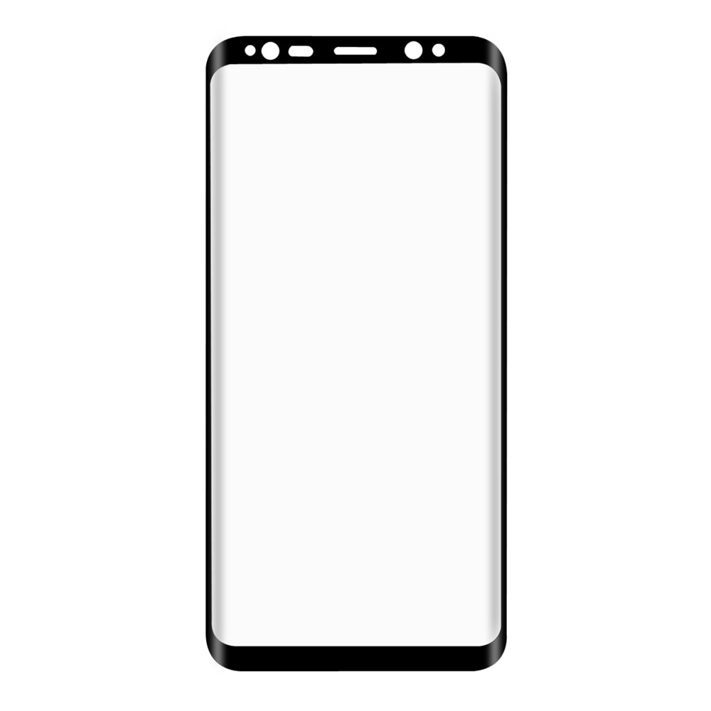 HAT PRINCE for Samsung Galaxy S8 Plus 0.26mm 9H 3D Curved Full Cover Tempered Glass Screen Protector - Black-4