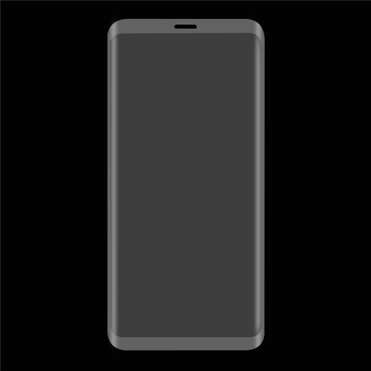 HAT PRINCE for Samsung Galaxy S8 Plus 3D Curved Full Coverage Tempered Glass Screen Protector 0.26mm 9H - Translucent Grey-4