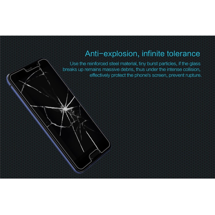 NILLKIN for HTC U Play Amazing H Tempered Glass Mobile Screen Protector Film + Camera Lens Films-4
