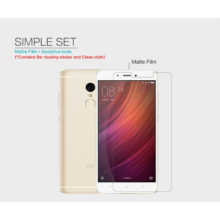 NILLKIN for Xiaomi Redmi Note 4X Matte Anti-scratch LCD Screen Protector Mobile Film-5