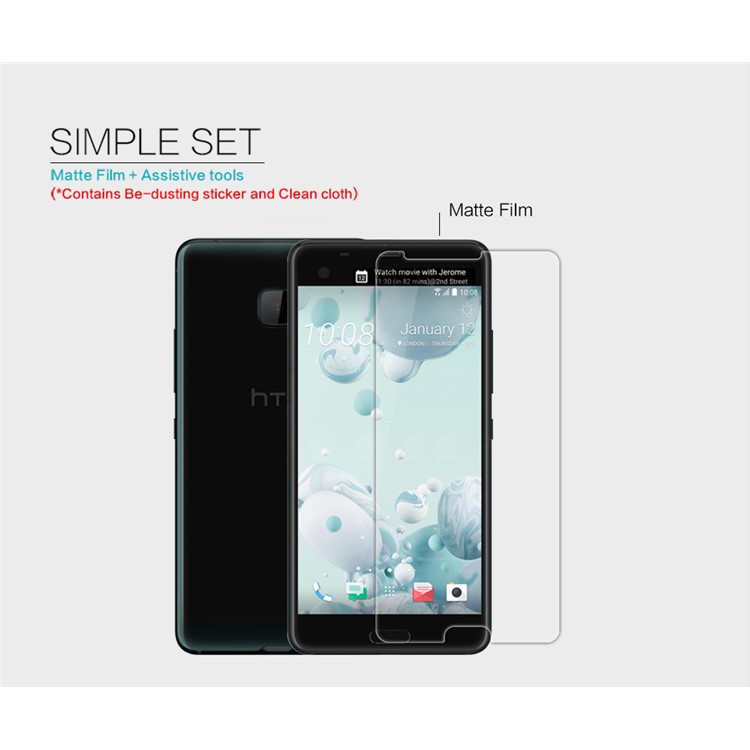 NILLKIN for HTC U Ultra Matte Anti-scratch LCD Screen Protector Mobile Film-5
