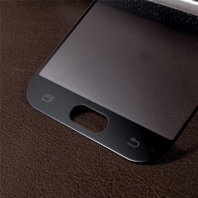 Silk Print Tempered Glass Screen Protector Film for Samsung Galaxy A5 (2017) A520 (Crocodile Texture Package) - Black-4