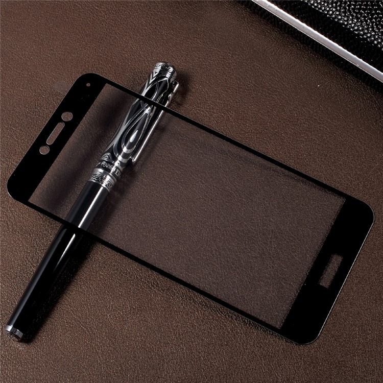 Silk Printing Tempered Glass Screen Protector for Huawei P8 Lite (2017) / Honor 8 Lite (Crocodile Texture Package) - Black-3