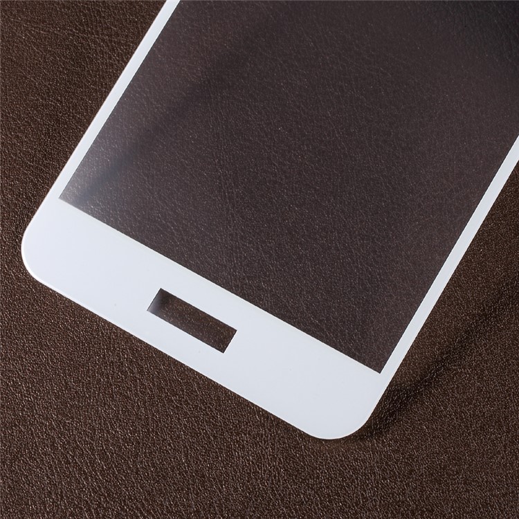 Silk Printing Tempered Glass Screen Guard Film for Huawei P8 Lite (2017) / Honor 8 Lite (Crocodile Texture Package) - White-4