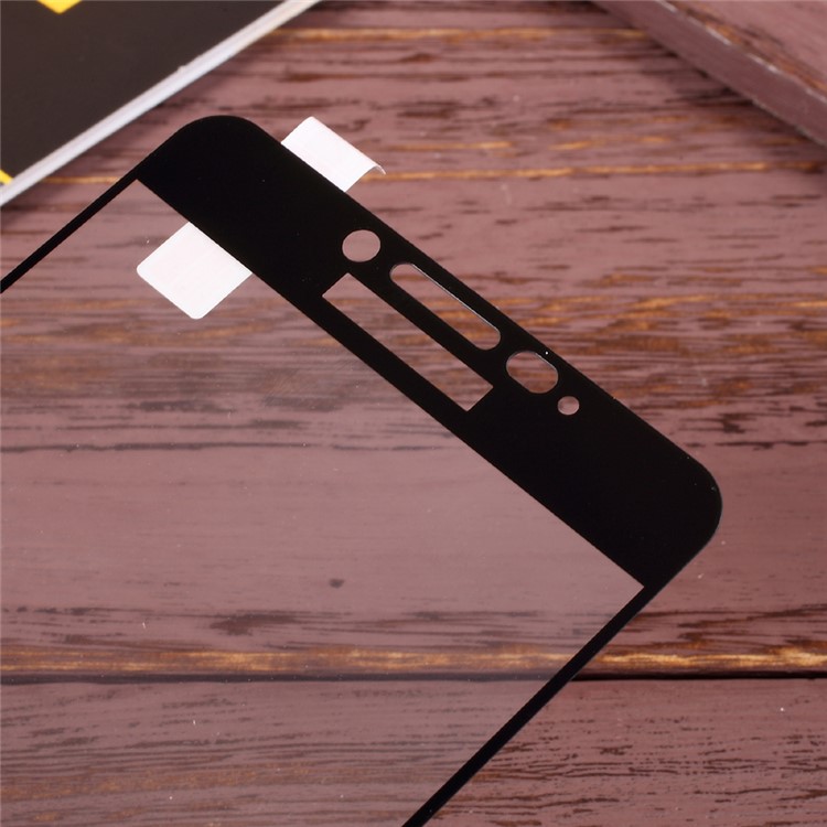 For Samsung Galaxy C9 Pro Full Coverage Mobile Tempered Glass Screen Protector - Black-5