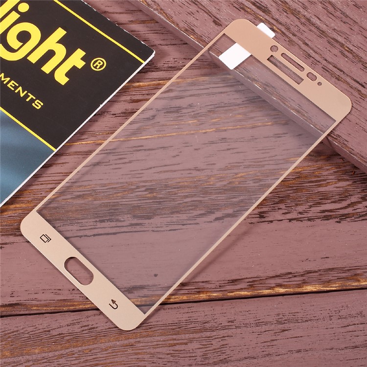 Full Coverage Tempered Glass Screen Protector Guard Film for Samsung Galaxy C9 Pro - Gold-1