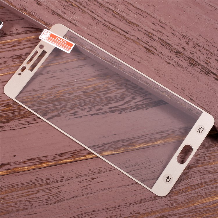 Full Coverage Tempered Glass Screen Protector Guard Film for Samsung Galaxy C9 Pro - Gold-2