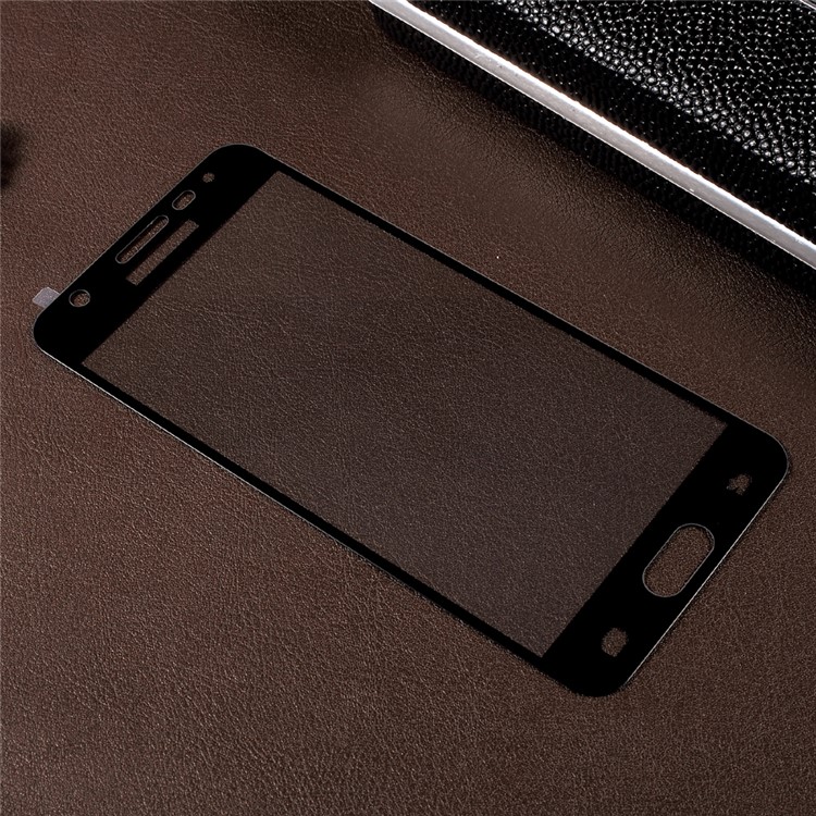Silk Print Tempered Glass Screen Protector for Samsung Galaxy Galaxy J5 Prime/On5 2016 (Crocodile Texture Package) - Black-2