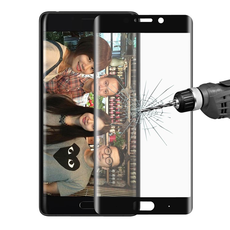 HAT PRINCE 3D Curved Full Size 0.26mm Tempered Glass Screen Protector for Xiaomi Mi Note 2 - Black-1