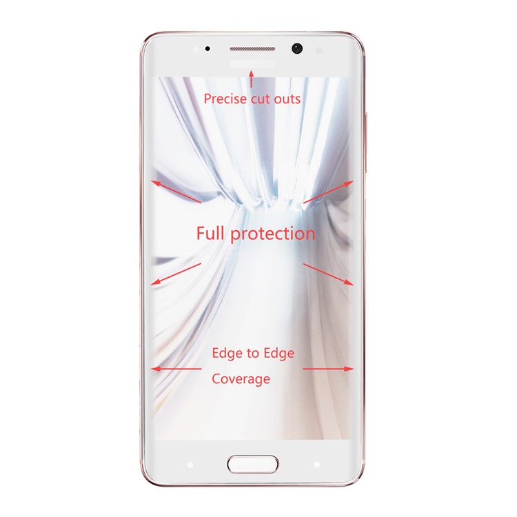 HAT PRINCE for Huawei Mate 9 Pro Full 0.26mm Tempered Glass Screen Protector - White-2