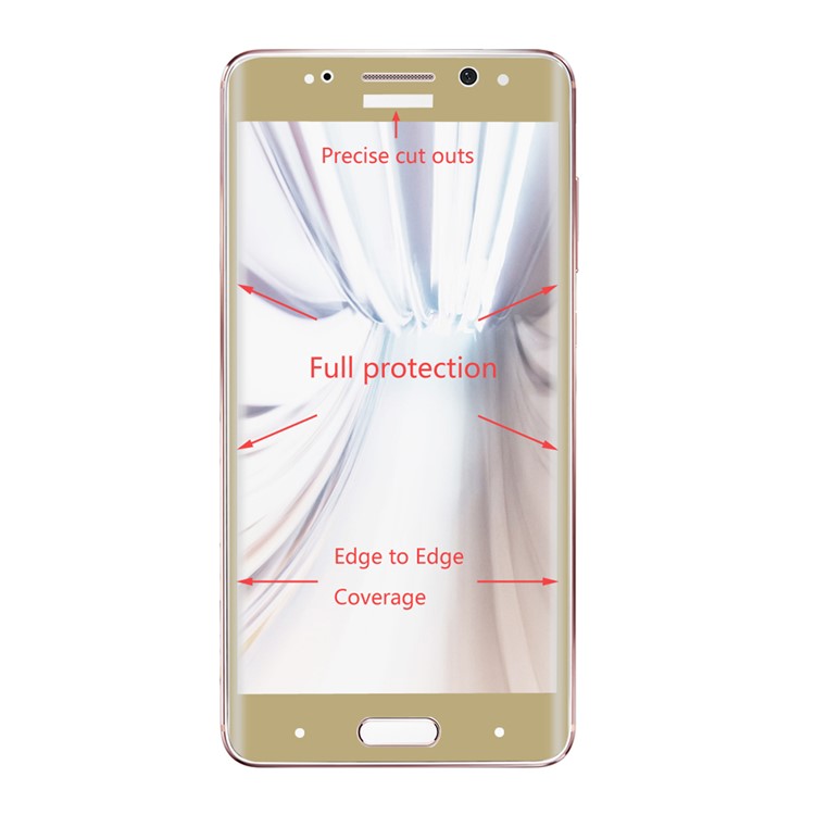 HAT PRINCE for Huawei Mate 9 Pro Full Size 9H 3D Mobile Tempered Glass Screen Film - Gold-2