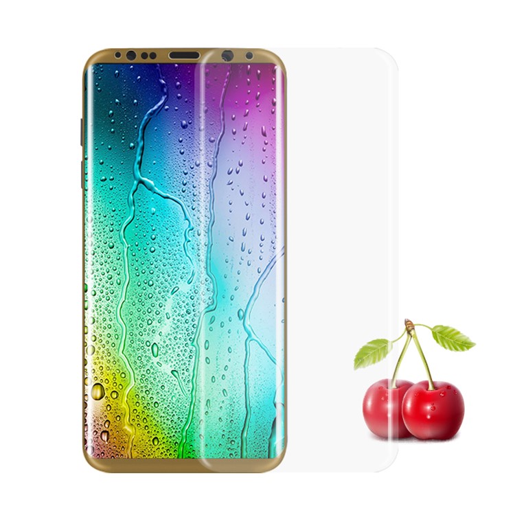 PDGD Curved Full Screen Size Tempered Glass Protector Film for Samsung Galaxy S8 Plus - Transparent-1