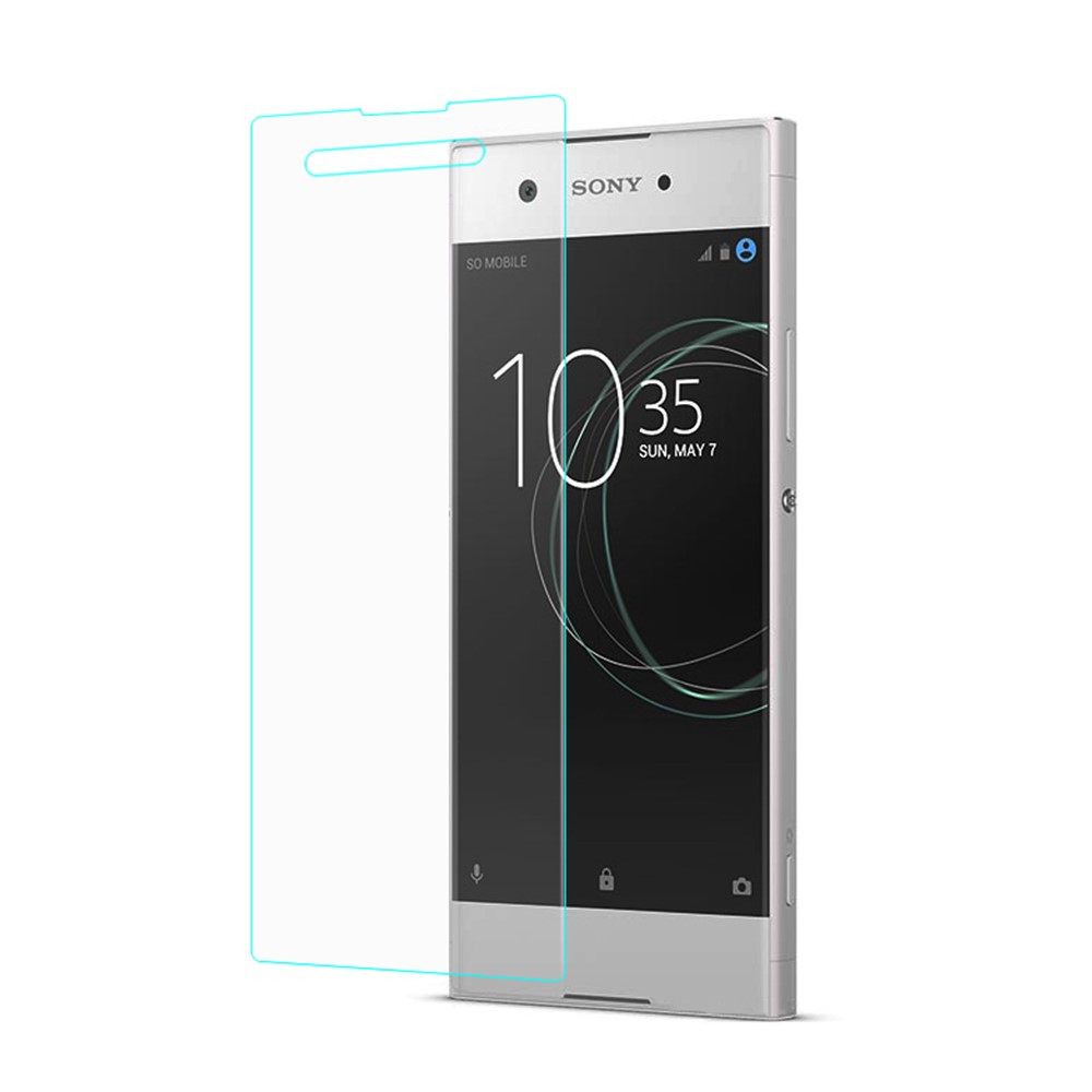For Sony Xperia XA1 Mobile Phone Tempered Glass Screen Protector Film 0.3mm (Arc Edge)-1
