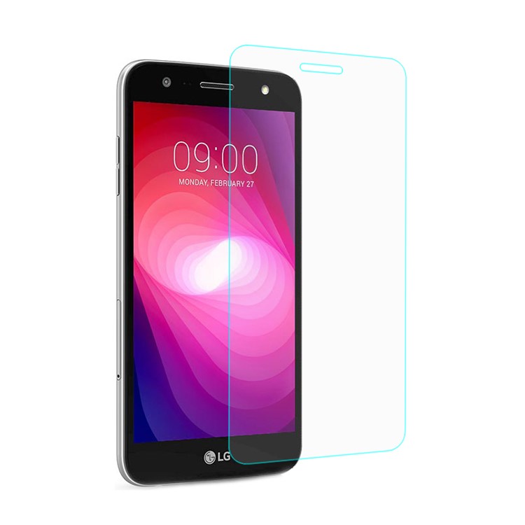 For LG X power2 Mobile Tempered Glass Screen Protector Film 0.3mm (Arc Edge)-1