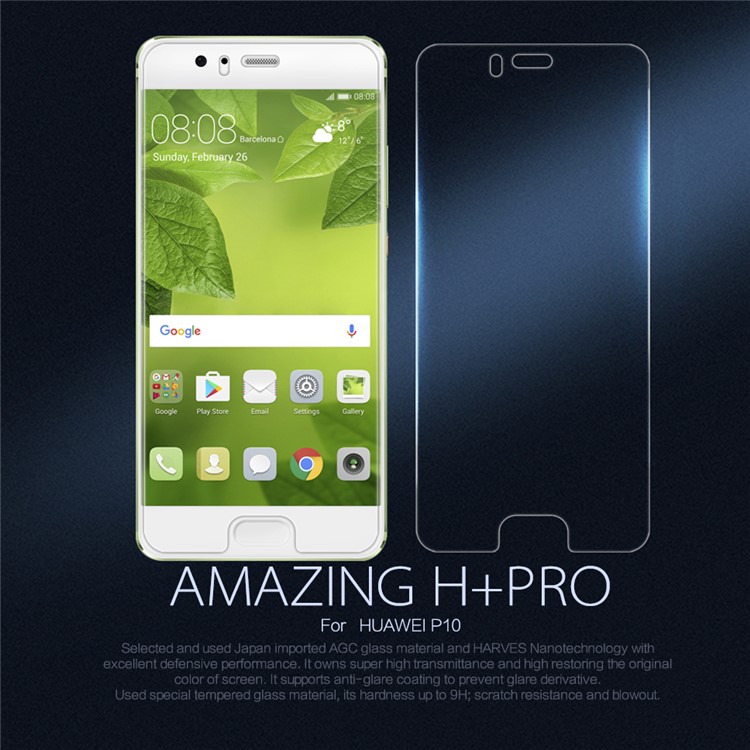 NILLKIN Amazing H+PRO for Huawei P10 Mobile Tempered Glass Screen Protector Nanometer Anti-Explosion-1