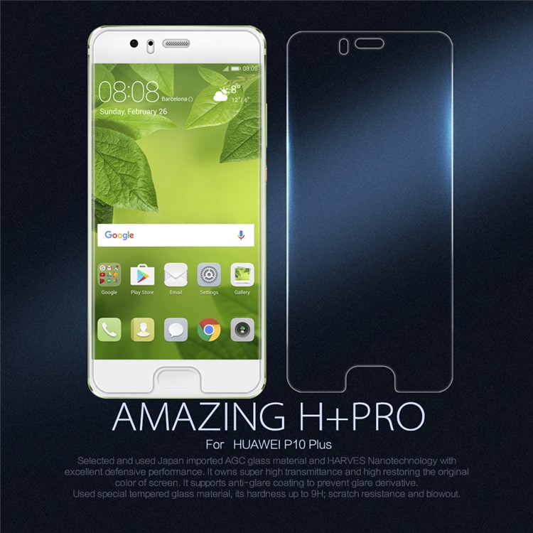 NILLKIN Amazing H+PRO for Huawei P10 Plus Tempered Glass Screen Protector Nanometer Anti-Explosion-1