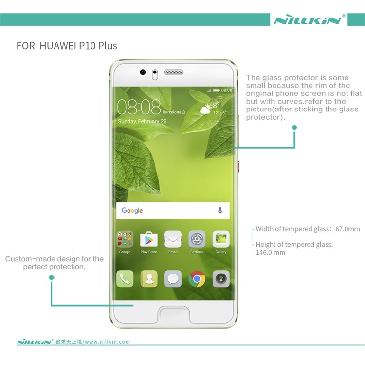 NILLKIN Amazing H+PRO for Huawei P10 Plus Tempered Glass Screen Protector Nanometer Anti-Explosion-12