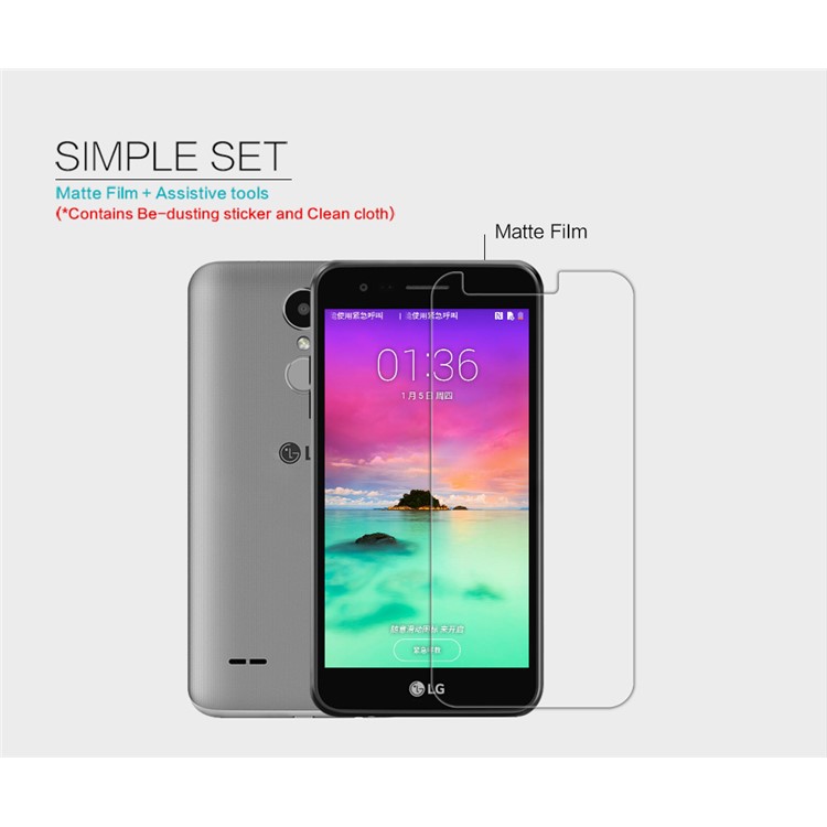 NILLKIN for LG K10 (2017) Matte Anti-scratch LCD Screen Protector Mobile Film-5