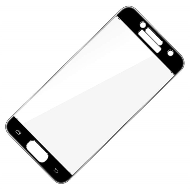 IMAK Full Coverage Tempered Glass Screen Guard for Samsung Galaxy A3 (2017) - Black-3
