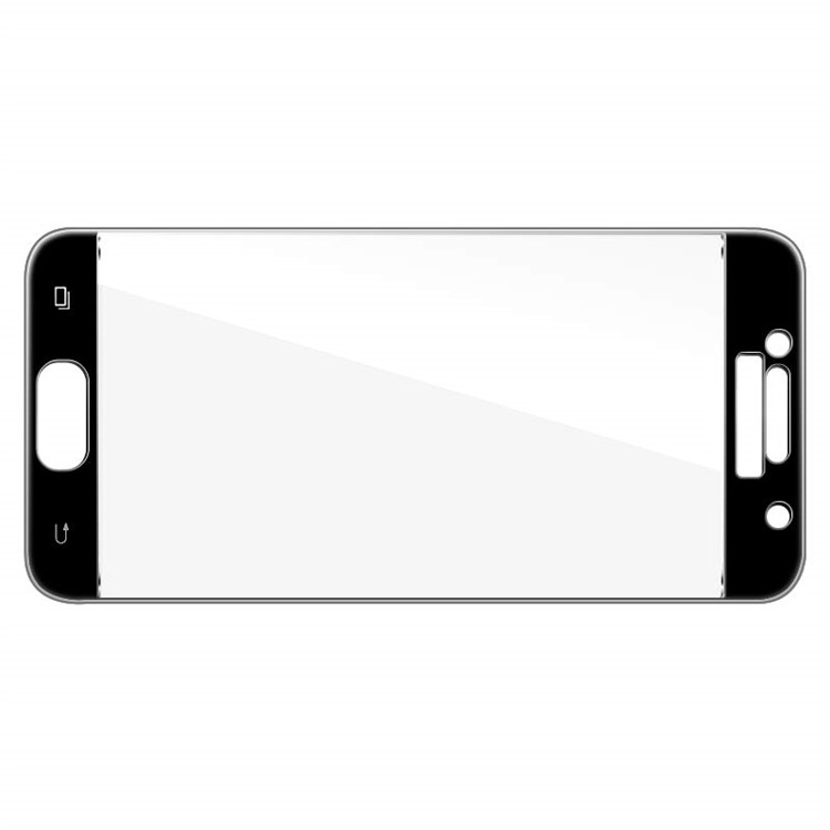 IMAK Full Coverage Tempered Glass Screen Guard for Samsung Galaxy A3 (2017) - Black-4