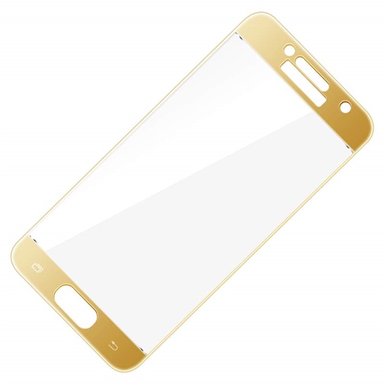 IMAK Full Size Tempered Glass Screen Film Cover for Samsung Galaxy A3 (2017) - Gold-3