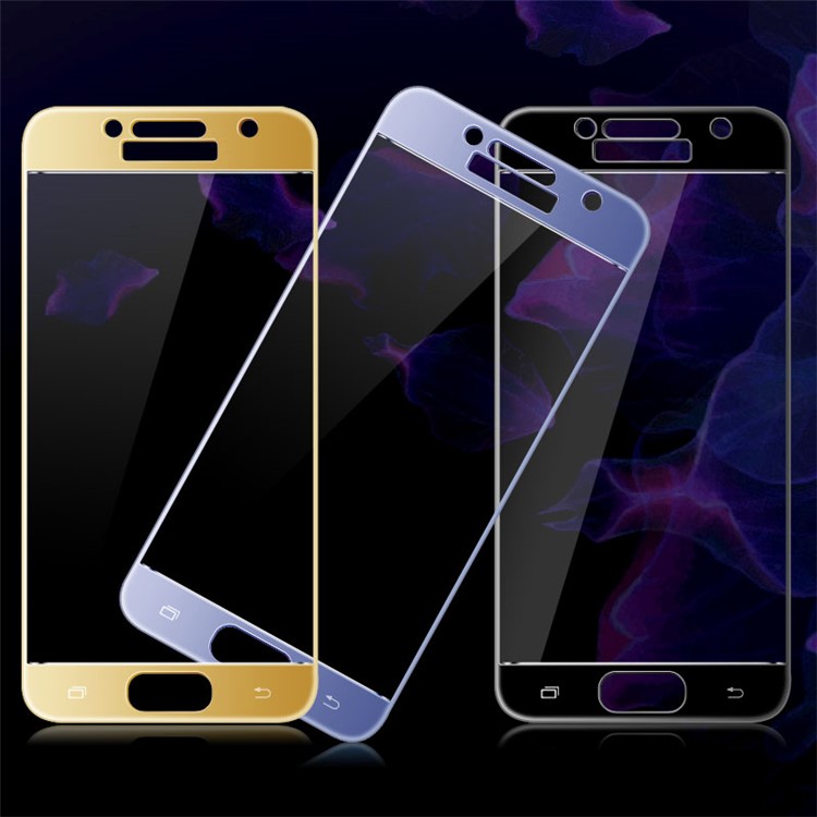 IMAK Tempered Glass Screen Protector Full Coverage for Samsung Galaxy A3 (2017) - Blue-5