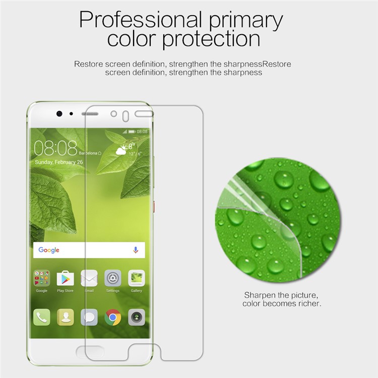 NILLKIN for Huawei P10 Plus Anti-fingerprint HD Clear Mobile Screen Protector Film-3