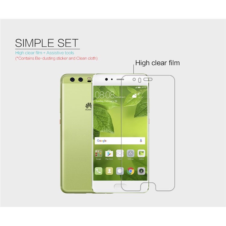 nillkin for huawei p10 anti fingerprint hd clear lcd nillkin for huawei p10 anti fingerprint hd clear lcd