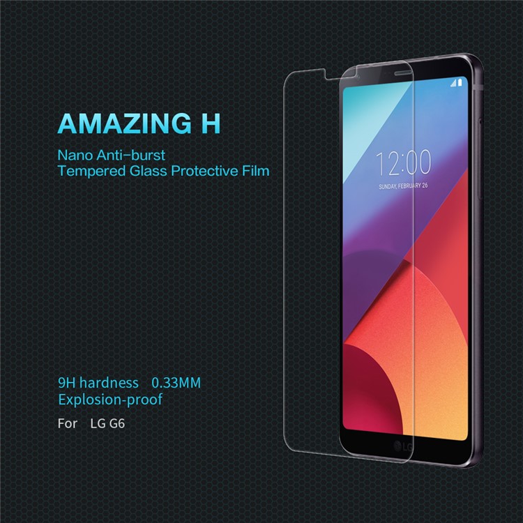 NILLKIN for LG G6 Amazing H Tempered Glass Anti-burst Screen Protector-1
