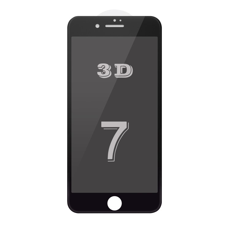 0.3mm Anti-spy 3D Curved Full Screen Tempered Glass Protector Film for iPhone 7 Plus 5.5 inch - Black-2