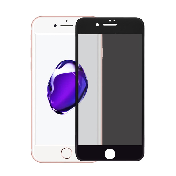 0.3mm Anti-spy 3D Curved Full Screen Tempered Glass Protector Film for iPhone 7 Plus 5.5 inch - Black-3
