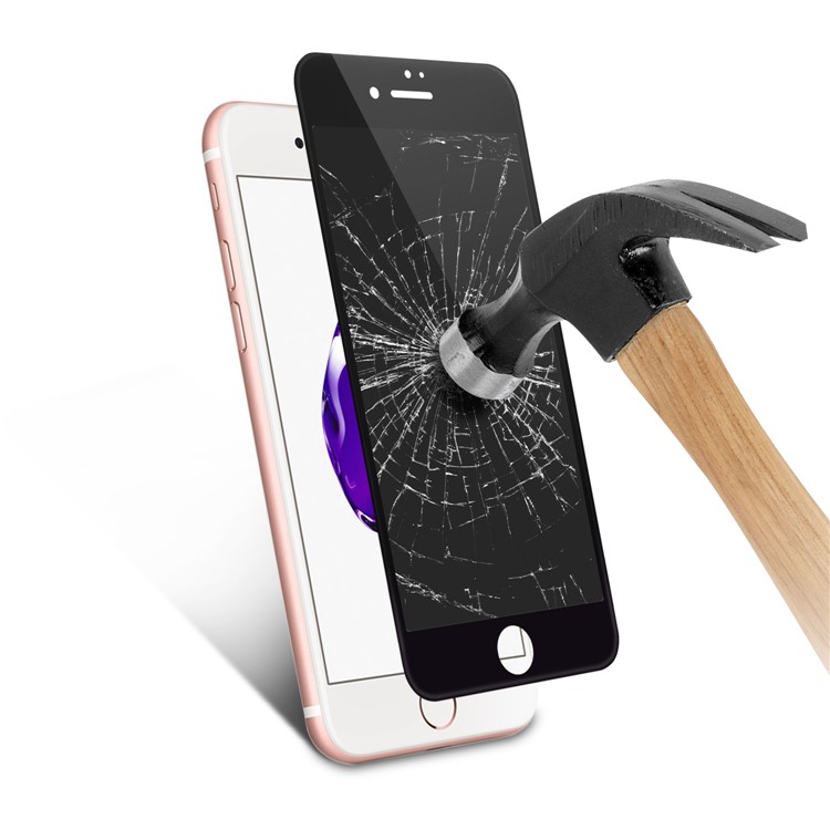 0.3mm Anti-spy 3D Curved Full Screen Tempered Glass Protector Film for iPhone 7 Plus 5.5 inch - Black-5