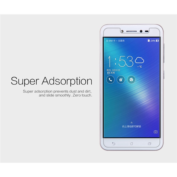 NILLKIN for Asus Zenfone Live ZB501KL Anti-fingerprint HD Clear LCD Screen Protector Guard Film-3