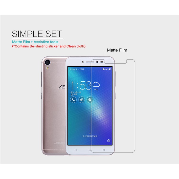 For Asus Zenfone Live ZB501KL Anti-scratch Matte LCD Screen Protector Mobile Film-5