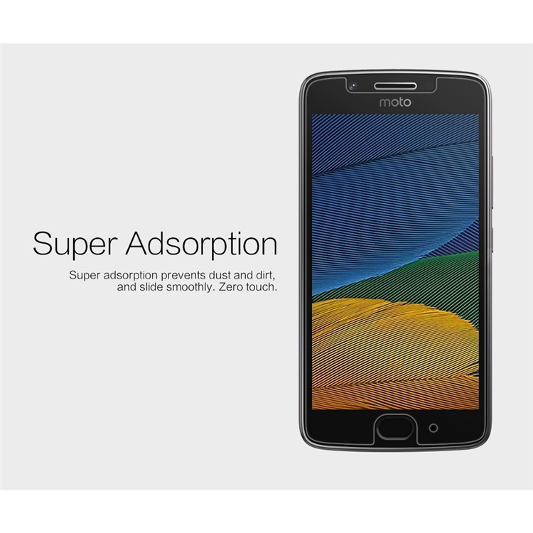 NILLKIN for Motorola Moto G5 Anti-fingerprint HD Clear LCD Screen Protector Film-3